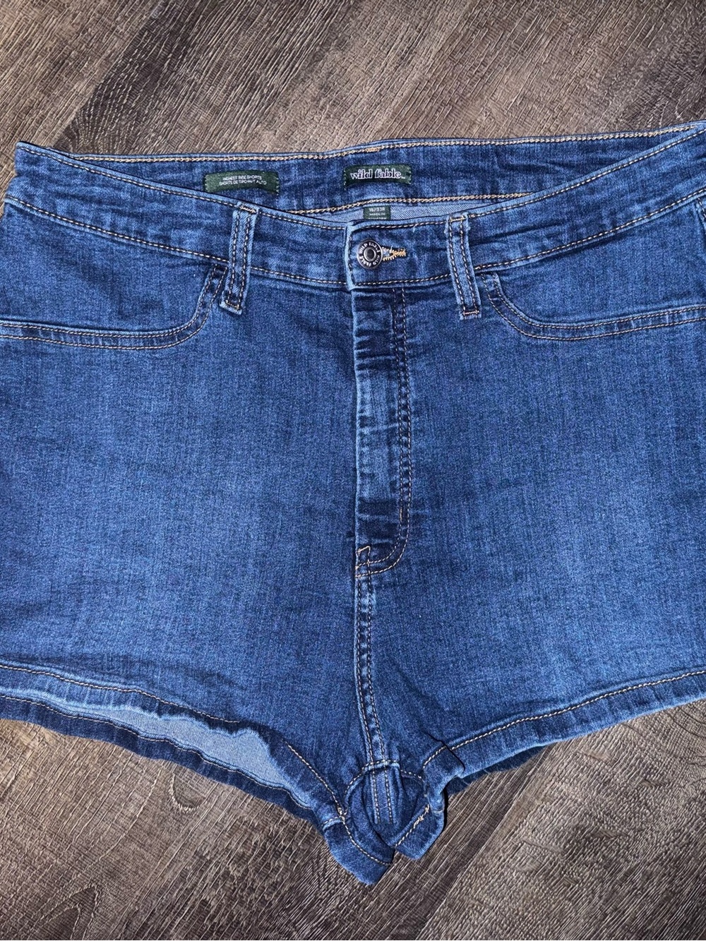Wild Fable Light Blue Denim Waistband Jean Shorts